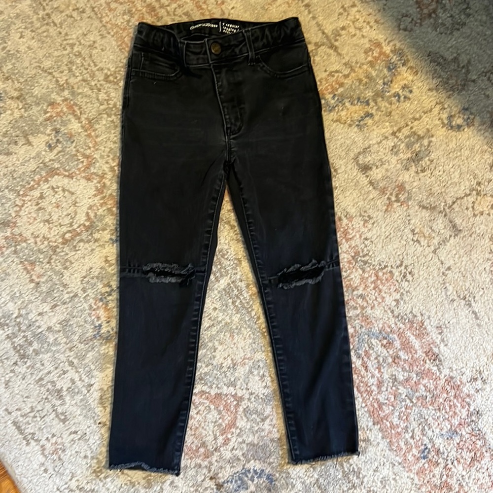 Gap Kids adjustable black Jean legging